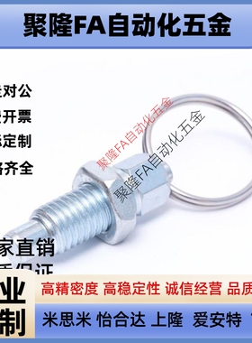 代替拉环分度销 拉环销 弹簧销 旋钮柱塞GN717 M6M8M10M12M16M24