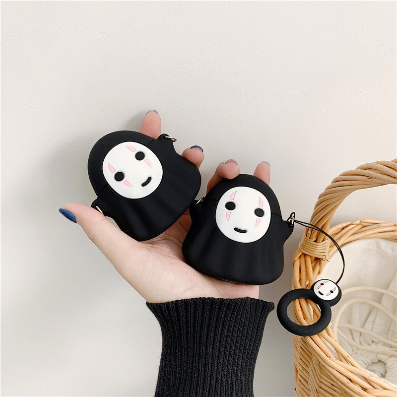 适用苹果airpods3保护套airpodspro保护壳可爱airpod2软壳耳机保护套硅胶无线蓝牙创意二三代pro2无脸男ipods