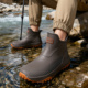 男女防水雨鞋 户外加厚耐磨防滑赶海钓鱼水鞋 加绒保暖四季 时尚 胶鞋