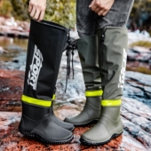 路亚爆护涉水鞋 钓鱼矶钓下水赶海雨靴溪流钓防滑水靴男女户外农耕