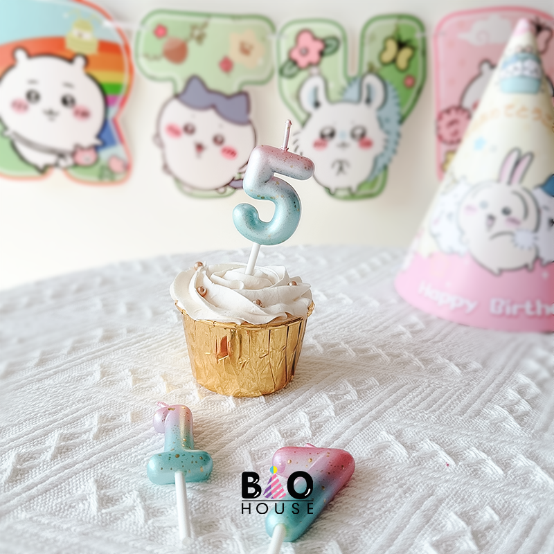 网红ins风生日派对装饰蜡烛