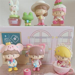 卓大王咖啡店盲盒古风便宜桌面摆件手办女孩生日礼物女生娃娃