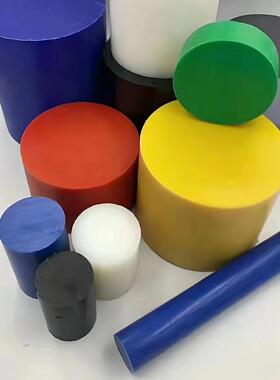 .PA12尼龙板PA6尼龙棒耐磨MC901尼龙棒实心圆柱防静电黑色尼龙棒