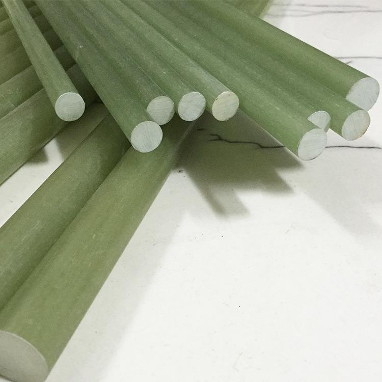 .水绿色玻纤棒环氧树脂棒玻璃纤维棒FR4圆棒绝缘棒材 生产任意长