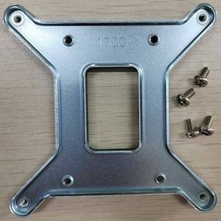 17XX 1700金属背板12代风扇散热器CPU支架塑料钢底板底座孔距78MM