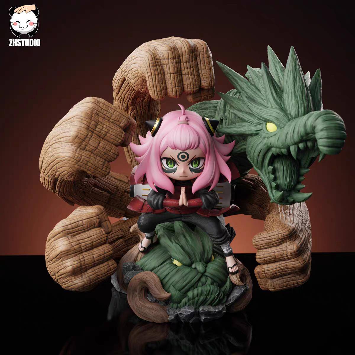 间谍过家家阿尼亚cos千手柱间手办火影忍者动漫周边GK模型摆件