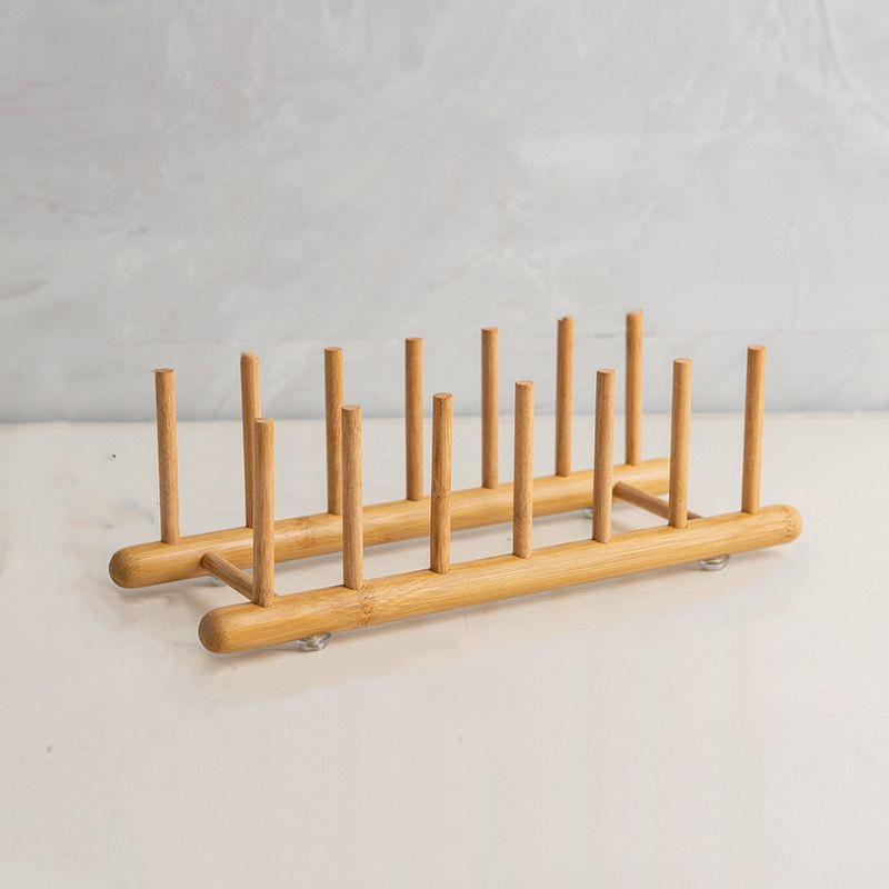 木质碗架碟架本子架钱包架笔袋书立本册架茶饼键盘收纳架分隔唱片