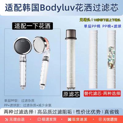 适配韩国Bodyluv花洒过滤芯龙头过滤器替换净水阻垢PP棉除氯内芯