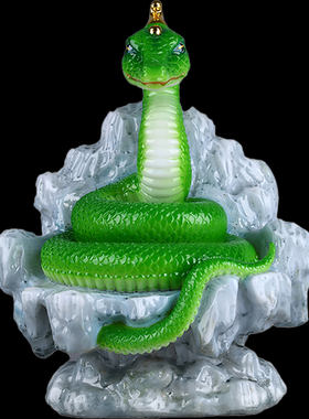 灵蛇大蟒真身常家蟒天龙神像青蛇黑白红绿黄神像汉白合成重体霸气