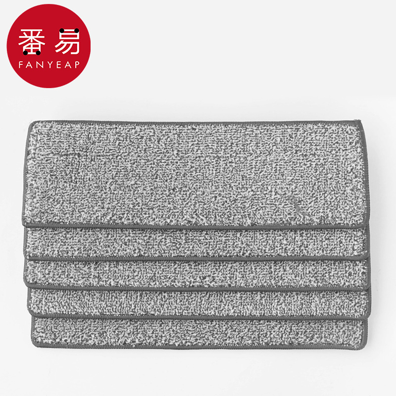 拖把/平板/替换AA1S242-家用拖把布替换布免手洗两头加厚粘贴式