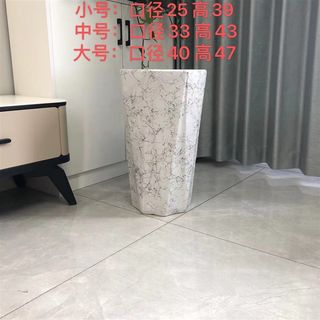 落地花瓶高款简约特大号高筒种树花盆陶瓷大号简约客厅庭院兰欧式