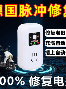 电动车电瓶修复器激活延长寿命锂铅酸电池全自动脉冲续航充电神器