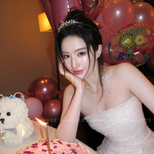 刘亦菲同款生日水晶皇冠