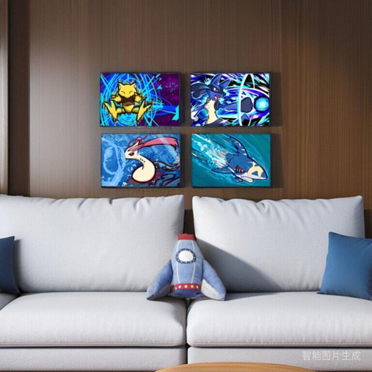 口袋妖怪宠物小精灵宝可梦挂画