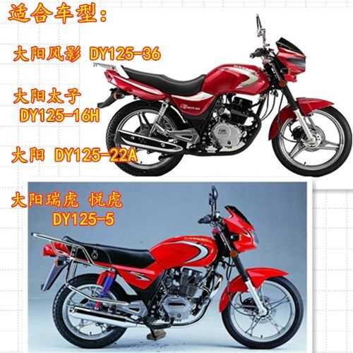 大阳摩托悦虎瑞虎风影dy125-5/16h/22a/36a链条牙盘加硬链盘套链
