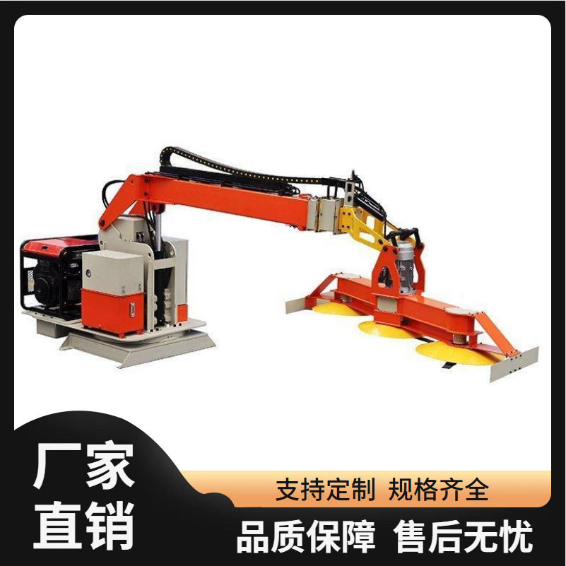 高速公路树枝修剪机伸缩式绿化隔离带除草机高空边坡车载式绿篱机