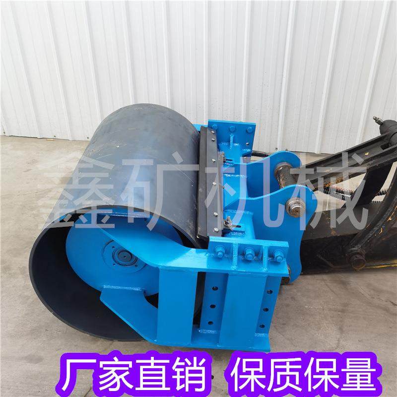 60挖机改装圆形滚筒夯挖掘机滚筒夯 斜坡加固夯压实机 护坡夯优质,五金/工具,压路机,淘宝优惠券,粉丝福利购,淘宝优惠卷