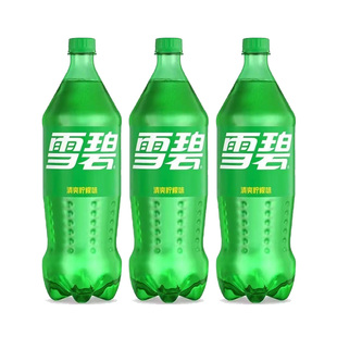 雪碧888ML*3瓶装柠檬味汽水碳酸饮料可口可乐饮品经典大容量即饮