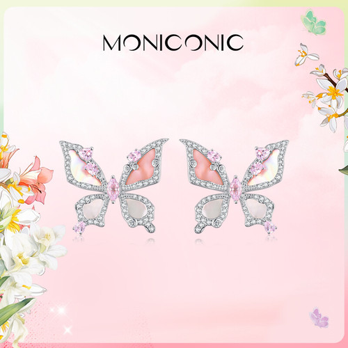 MONICONIC925银天然彩色锆石饰品