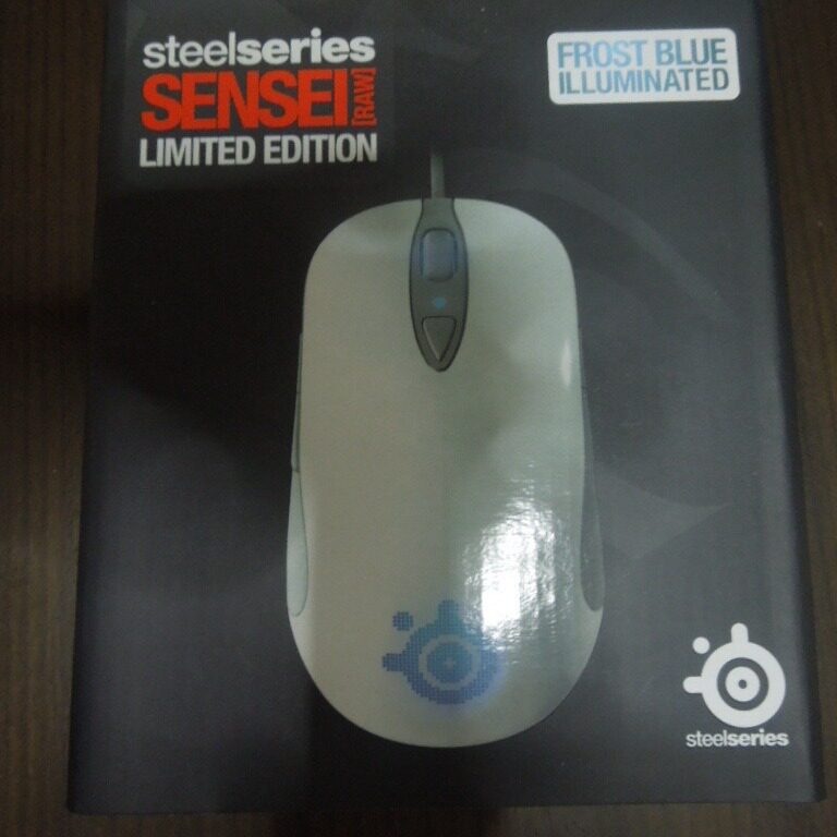 Steelseries赛睿RAW 霜冻之蓝 游戏鼠标有线机械电竞家用绝地求生