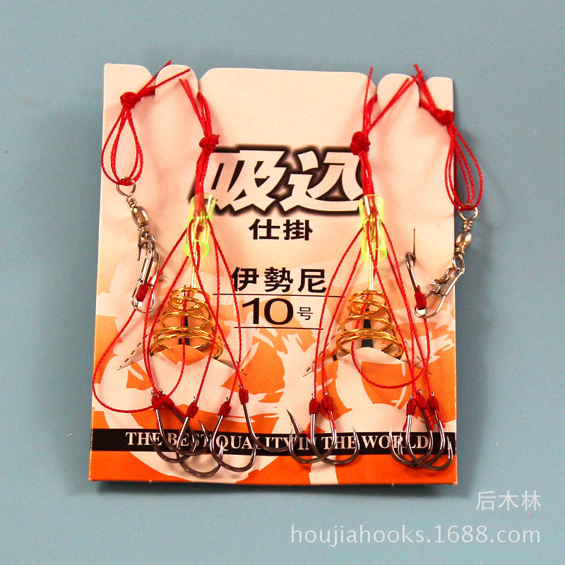湖霸爆炸钩塑料袋包装/渔具./鱼线/.鱼饵/串钩/爆炸钩/仿生串钩/