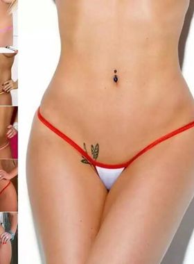 Fashionable low waisted tight fitting thong 低腰紧身丁字裤女