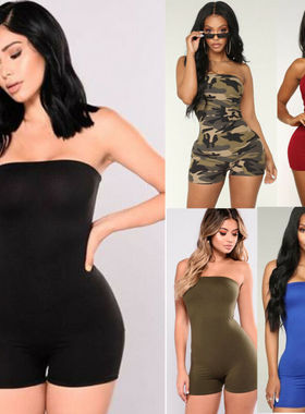 Fashion sexy one-piece bodice woman 时尚性感裹胸收腰连体衣女