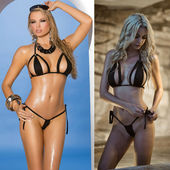 solid underwear color Hollow lace for women纯色系带内衣女