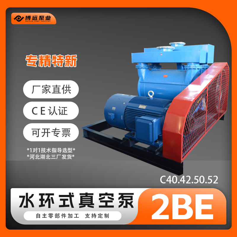 博远定制2BE40/42/50/52水环真空泵及压缩机矿山排水专用冀真泵业