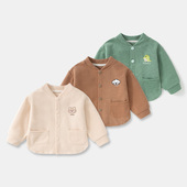 婴儿秋冬衣服米呢棒球服外套秋装 春秋男童女宝宝婴儿童小童上衣
