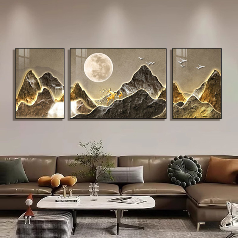 艺尚家饰客厅沙发背景墙装饰画