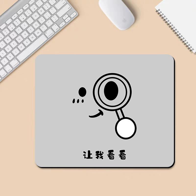 可爱卡通小号鼠标垫女防滑耐磨软垫办公娱乐加厚电脑桌垫护腕垫