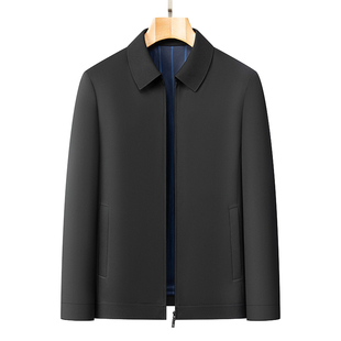 中老年男装 春季 70岁高档爸爸装 百搭夹克外套5730 半吨大码