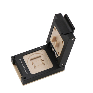 SOP24-0.64mm定制合金翻盖探针测试座HMC系列芯片本体3.9*8.65