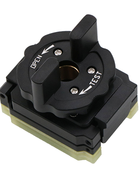 定制QFN24-0.5（4x4mm)翻盖旋钮探针测试座用于MCU 固件烧写测试