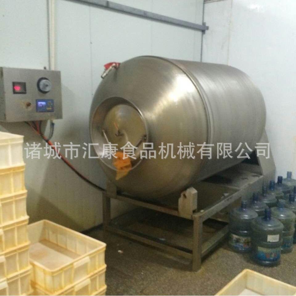 牛肉入味真空滚揉机鸡鸭腌制滚筒机 肉制品嫩化滚揉设备行销各地