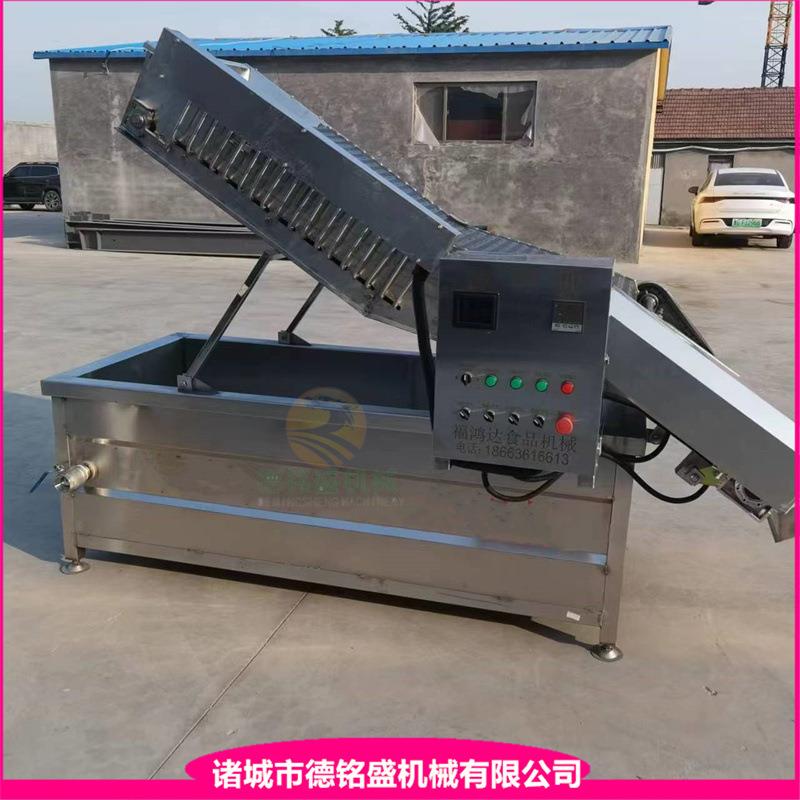 无骨鸡柳条油炸机 香酥肉卷鸡排油炸流水线 裹浆带鱼段油炸机
