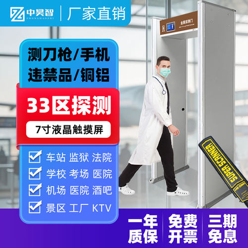 中昊智高精度安检门现货秒发开票