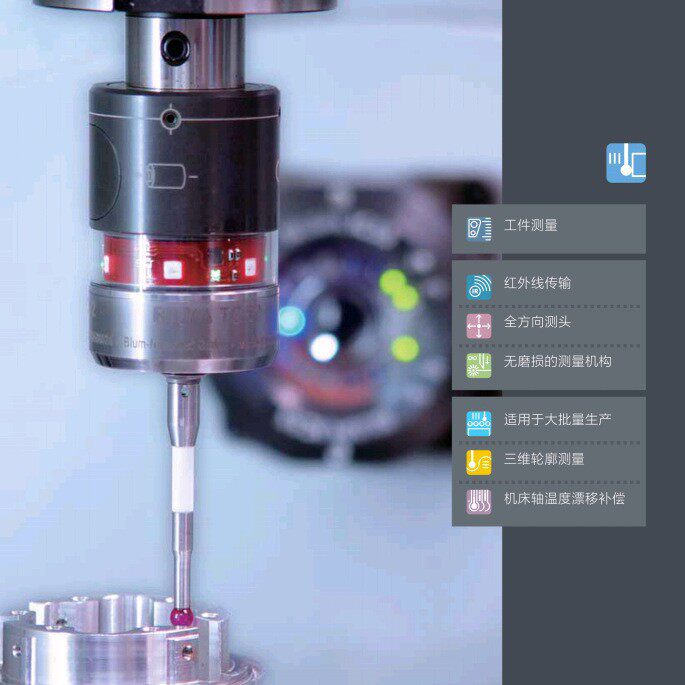 德国波龙BLUM TC50 52 60侧头机床激光探头红外线加工中心对刀仪