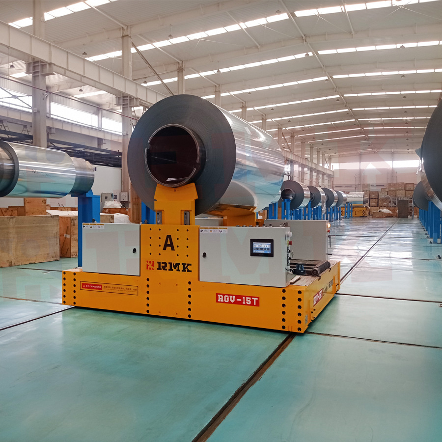 全自动RGV 智能导航轨道平车 定点停靠 自动充电工业重载轨道车