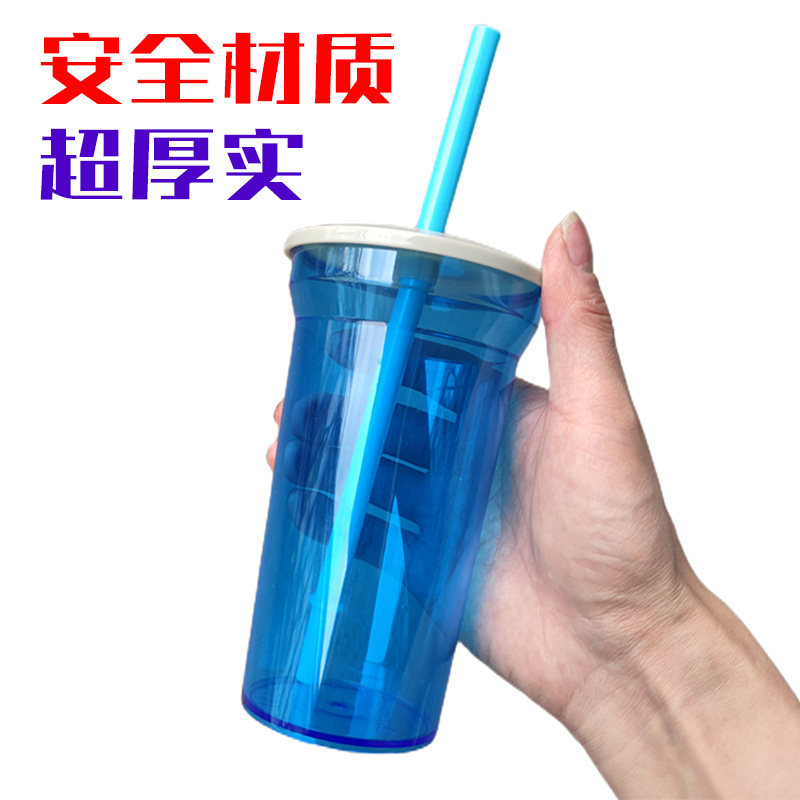 简约防摔带盖塑料无异味儿童饮水杯子耐高温饮料果汁成人喝水杯,餐饮具,吸管杯,淘宝优惠券,粉丝福利购,淘宝优惠卷