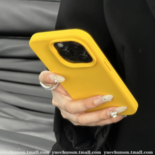 进口材料真液态硅胶不会发黄适用苹果17/16promax手机壳软糯小米15/14/13耐脏华为mate70/60pro+厚pura80防摔