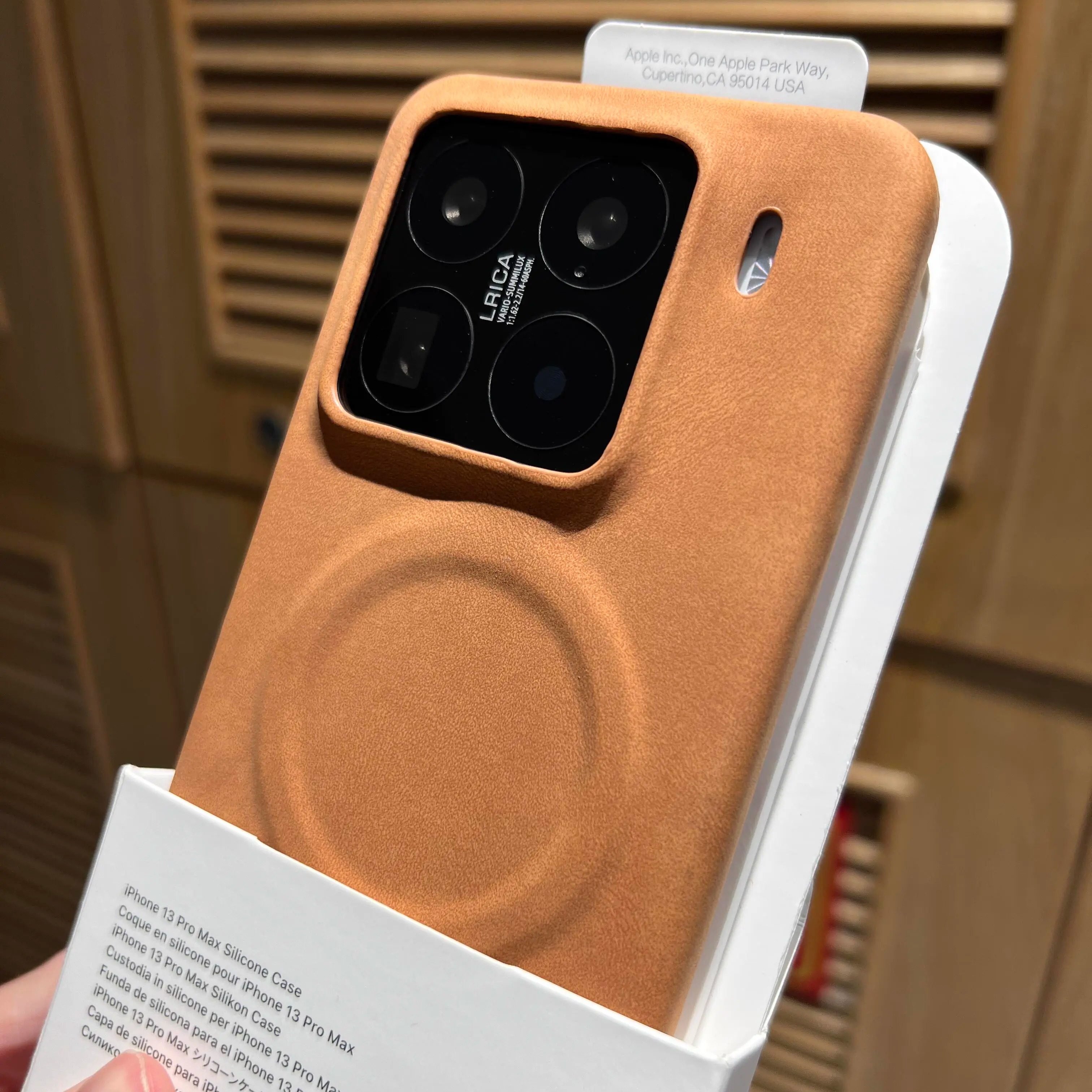 英伦风复古羊巴皮美拉德色系适用小米15手机壳15pro半包大孔无边框硬丝绒肤感秋冬暖手磁吸Xiaomi15轻奢风新+