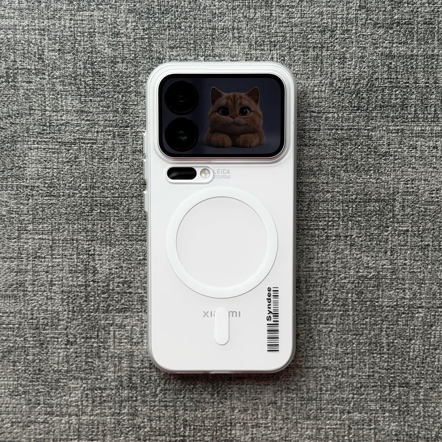 【真不挡广角】小米17promax手机壳冰雾柔砂磁吸小米17Pro磁吸充电字母条形码金属按键高级感十七亚克力超薄+