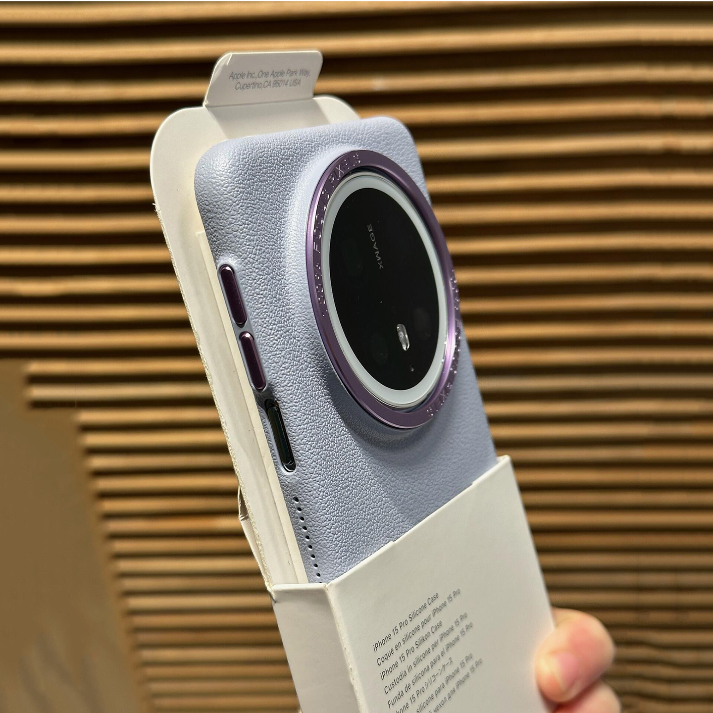 香芋紫高级奢华荔枝纹pc金属镜框