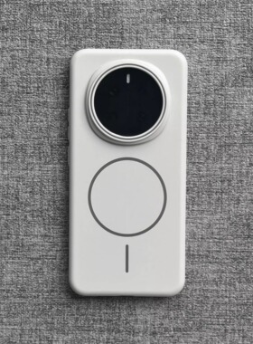 文艺小清新峰岩白色柔润Beats同款细圈磁吸适用荣耀magic7pro手机壳硬华为mate70/60pro薄nova12/3小米15男14