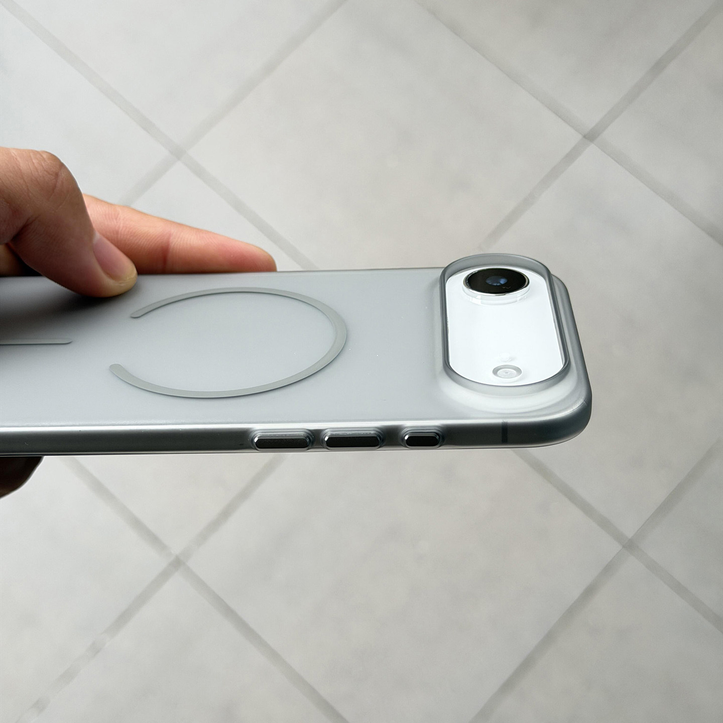 【Air超窄边天花板】裸机感极薄硅胶全包镜头磨砂冰雾适用苹果Air手机壳17promax新iPhone16/15plus透明1432+