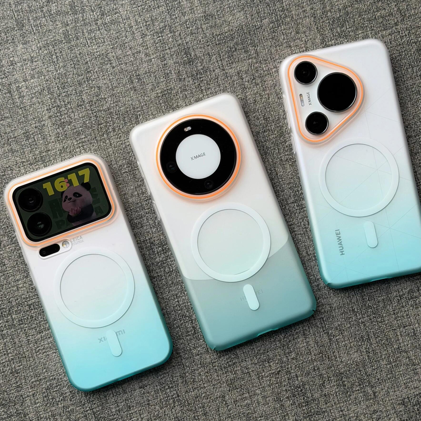 个性渐变冰雾磨砂磁吸适用苹果17promax手机壳Air女iPhone16/15plus硬14/13/12mini薄78pxsr潮se三星s25ultra