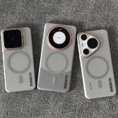 60磁吸K80磨砂9肤感nova12荣耀Magic7pro网红ins风 钛灰色柔纱高级感轻奢适用17小米15手机壳14 3华为mate70