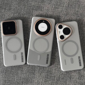 钛灰色柔纱高级感轻奢适用17小米15手机壳14/13华为mate70/60磁吸K80磨砂肤感nova12荣耀Magic7pro网红ins风+